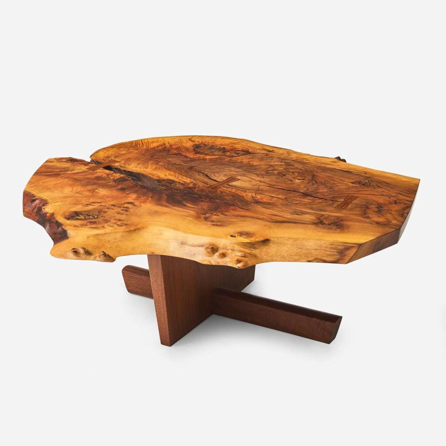 Mira Nakashima (American, b. 1942) Fine "Minguren I" Coffee Table, George Nakashima Woodworker, New Hope, Pennsylvania, 2008