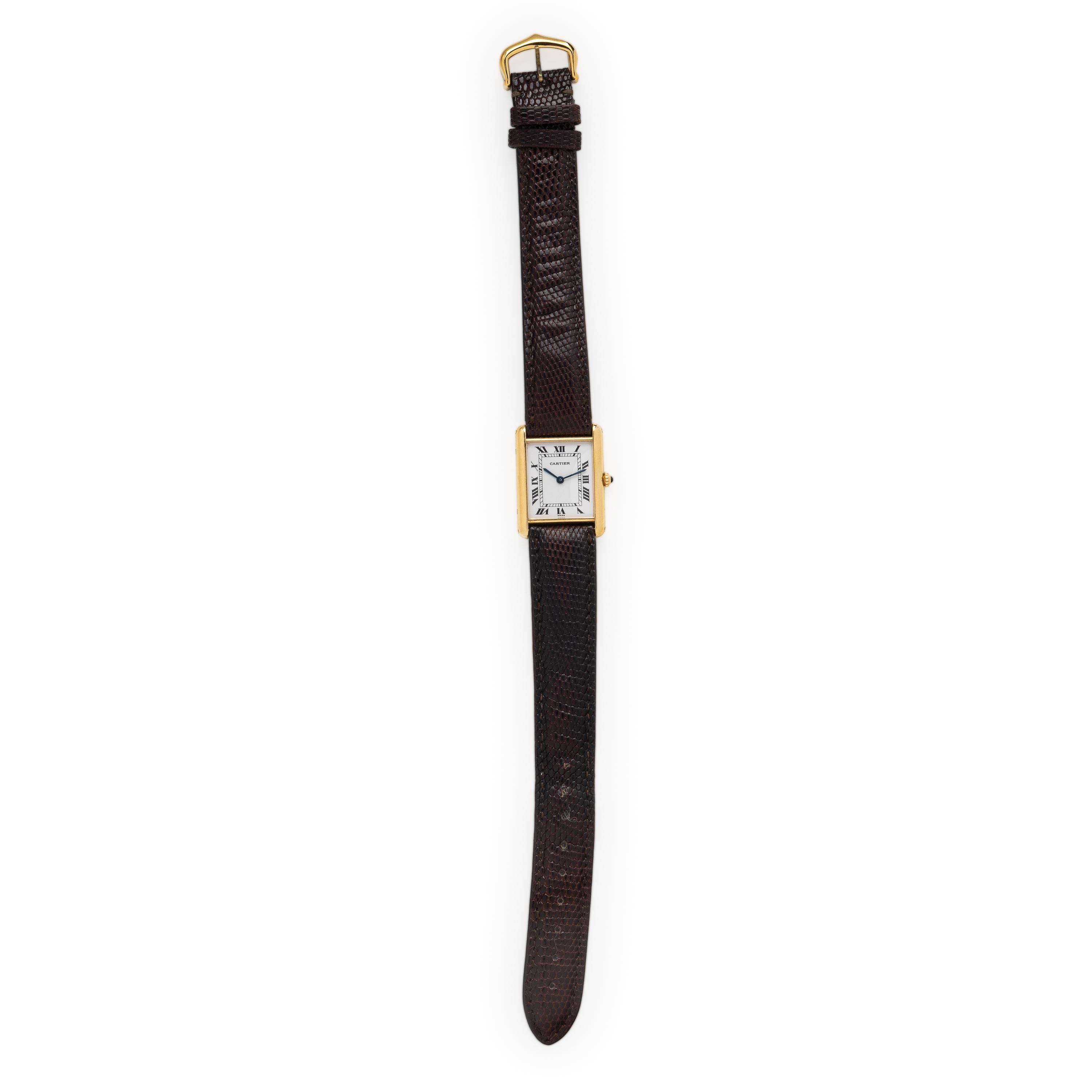 Cartier, Ref. 88105, 18K Yellow Gold 'Tank Louis' Watch