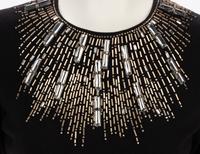 Five Oscar de la Renta Embellished Neckline Sweaters, ca.2009