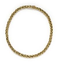 YELLOW GOLD WHEAT LINK CHAIN