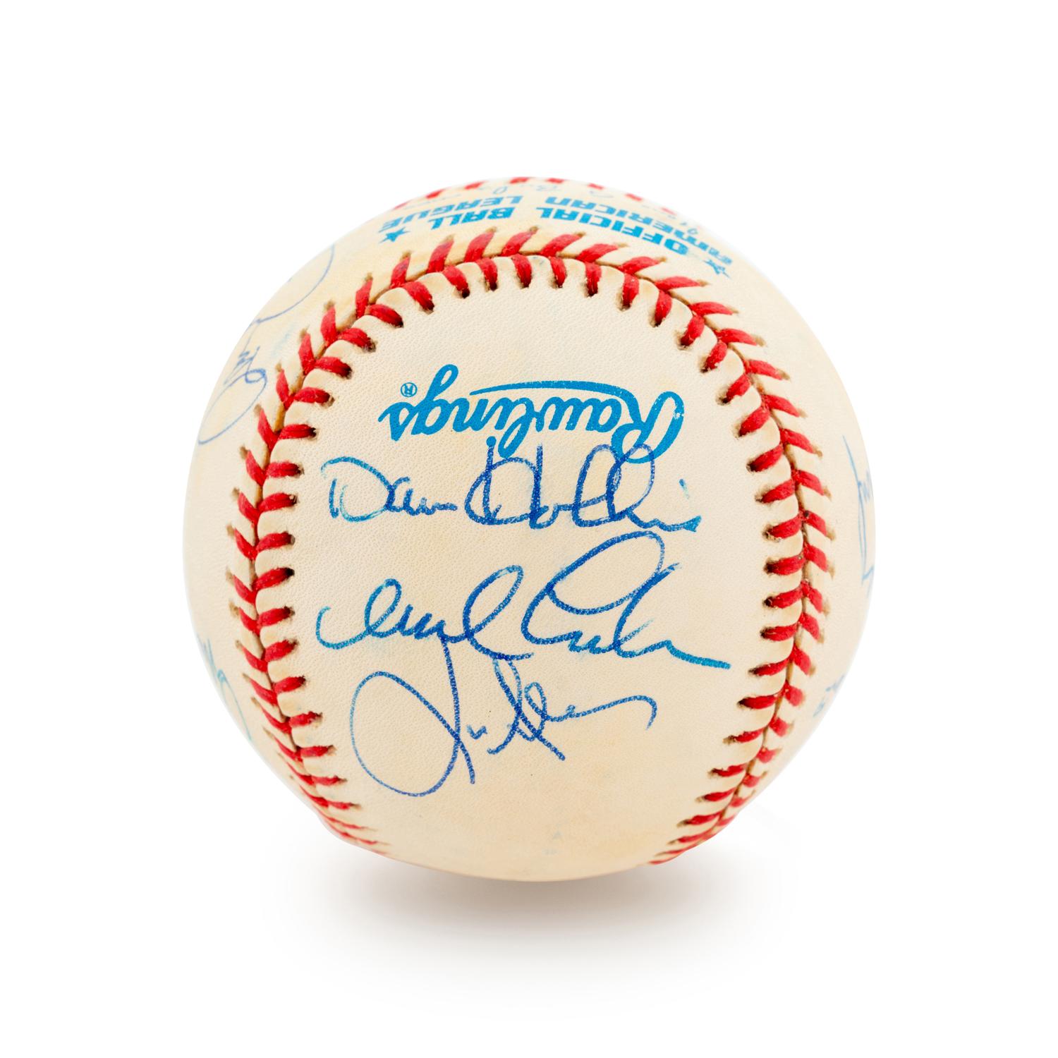 A Group of 19 Los Angeles Angels Signed Baseballs,