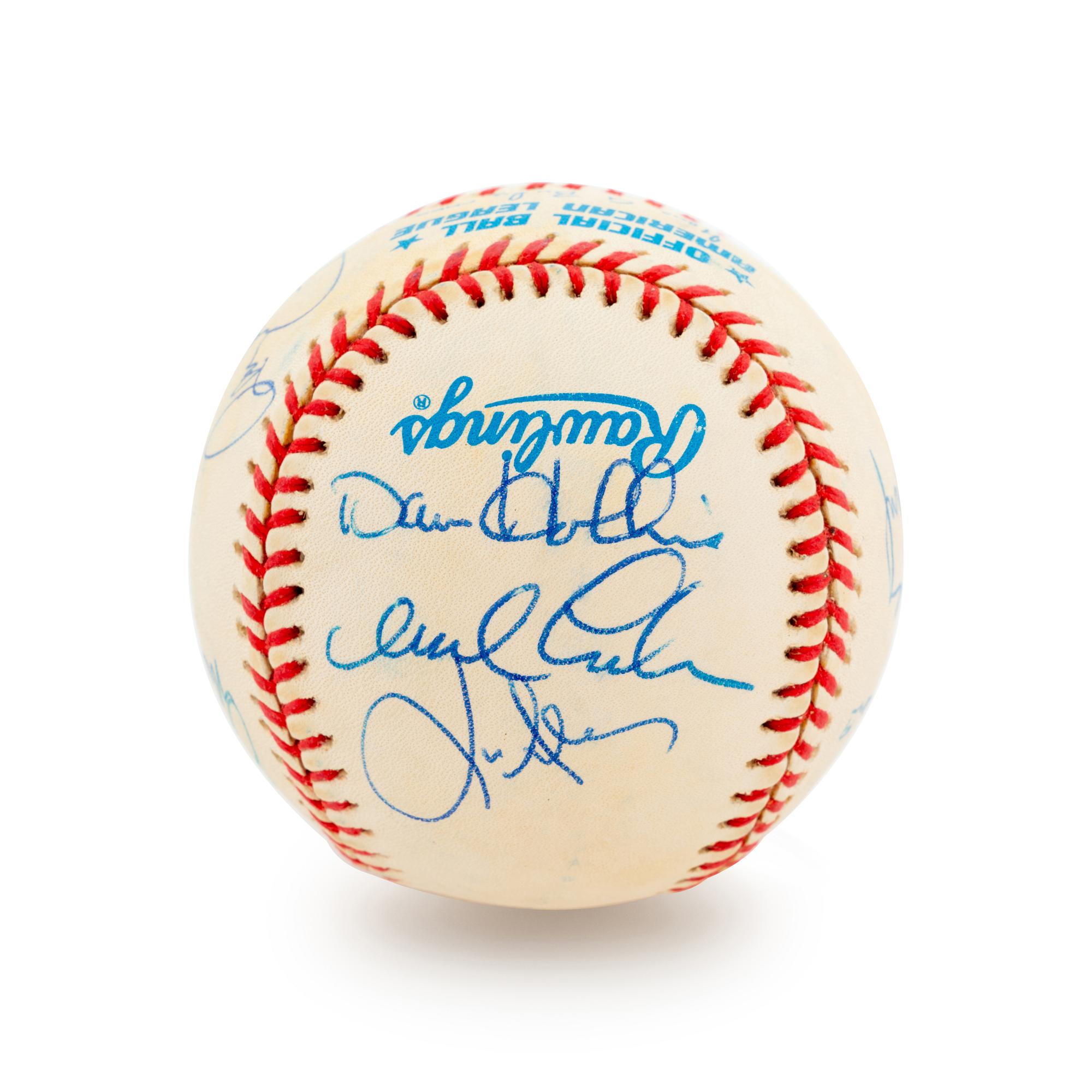 A Group of 19 Los Angeles Angels Signed Baseballs,