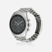 A stainless steel chronograph sports wristwatch, Omega Speedmaster Professional, Mark II 145.014 2750/67