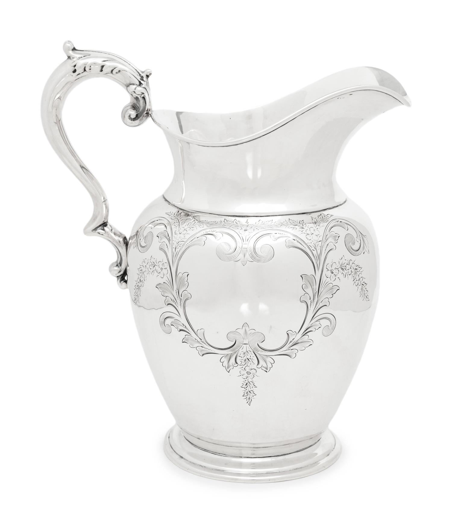 An American Silver Pitcher