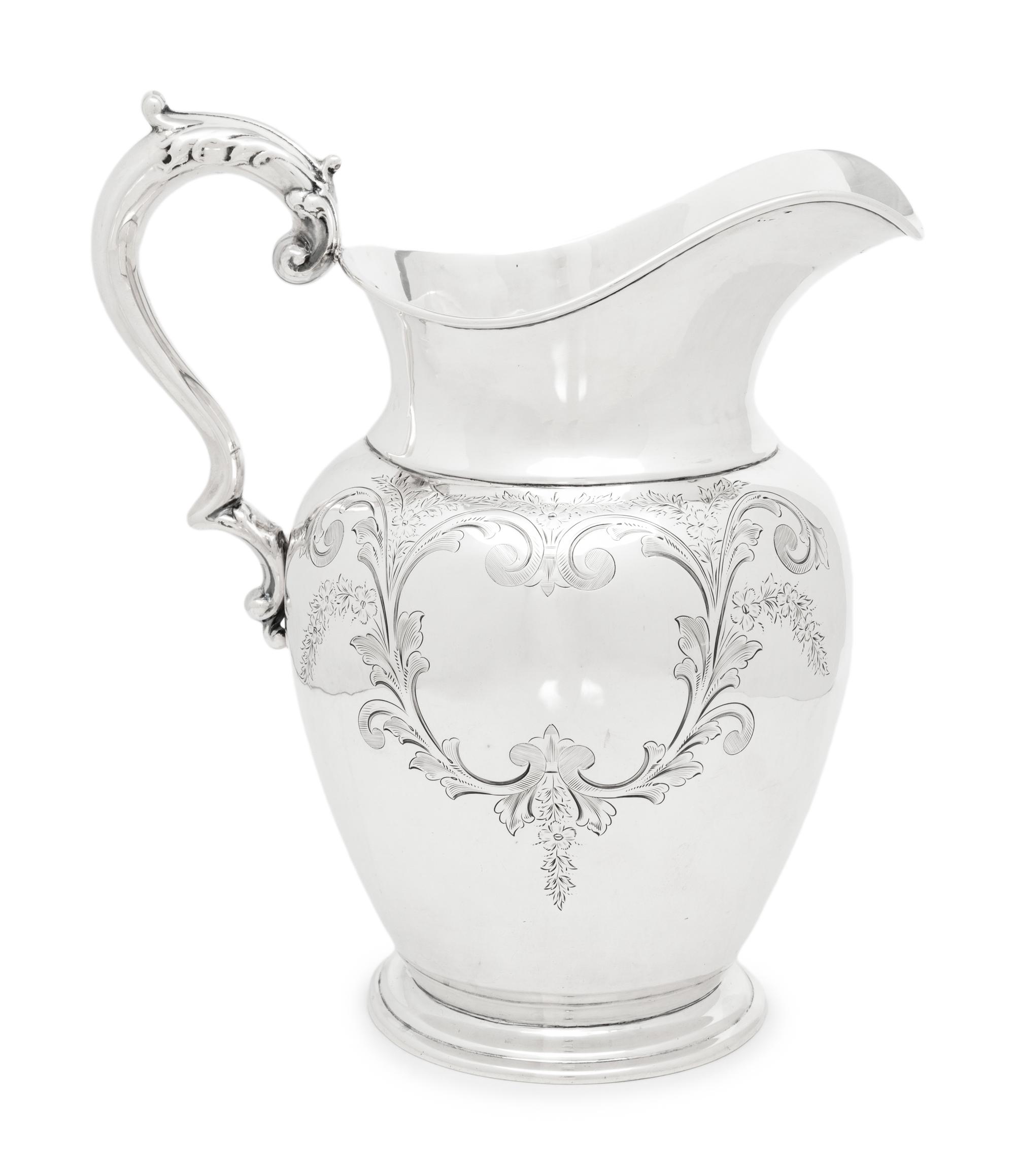 An American Silver Pitcher