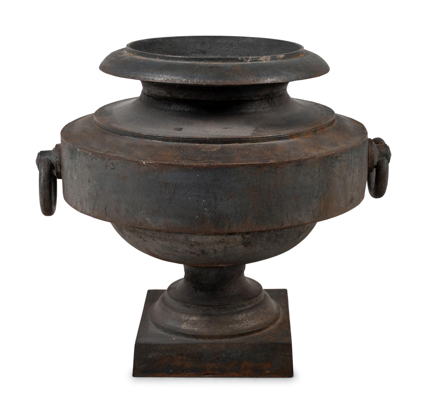 A Cast Metal Jardinière