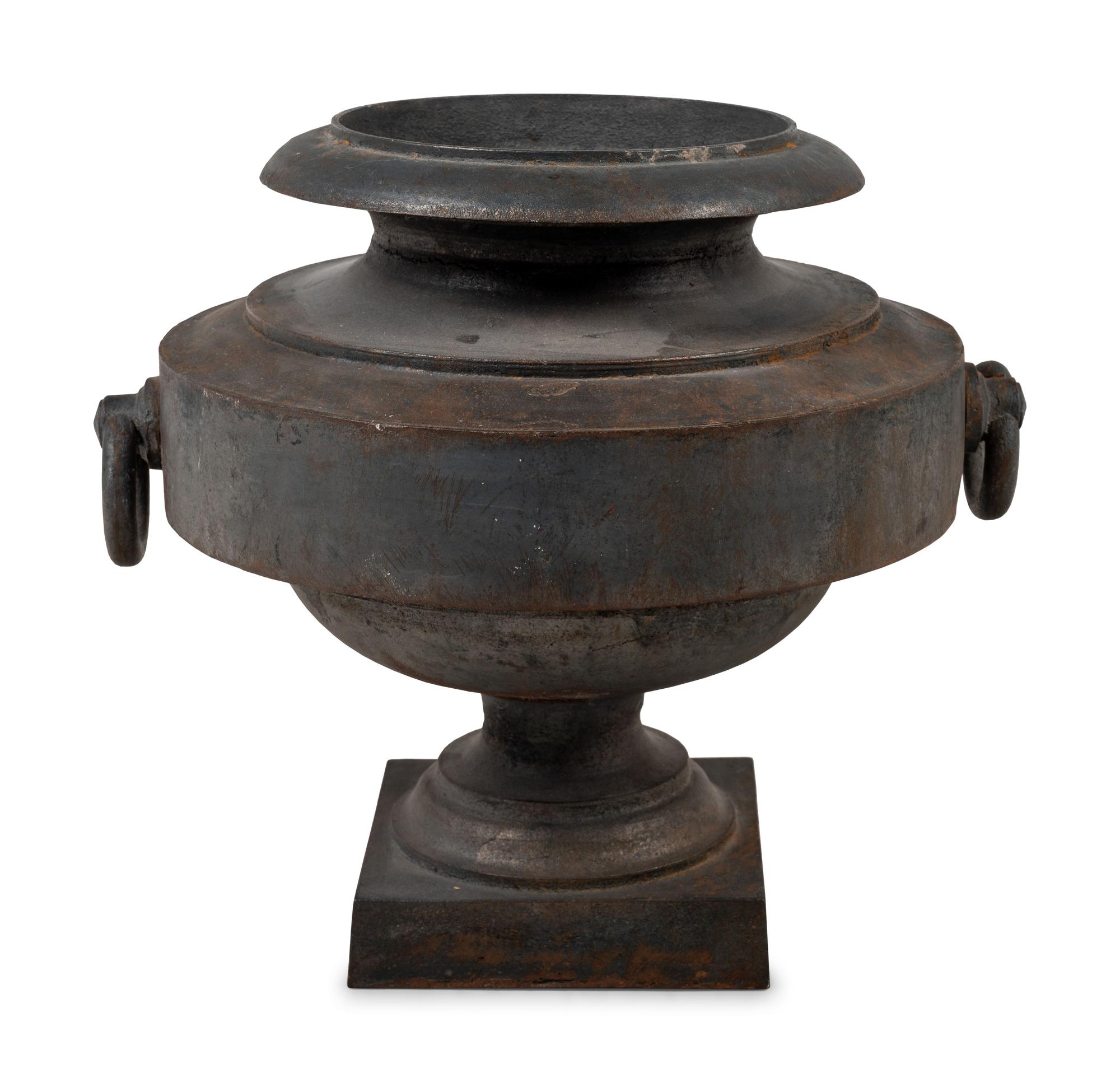 A Cast Metal Jardinière