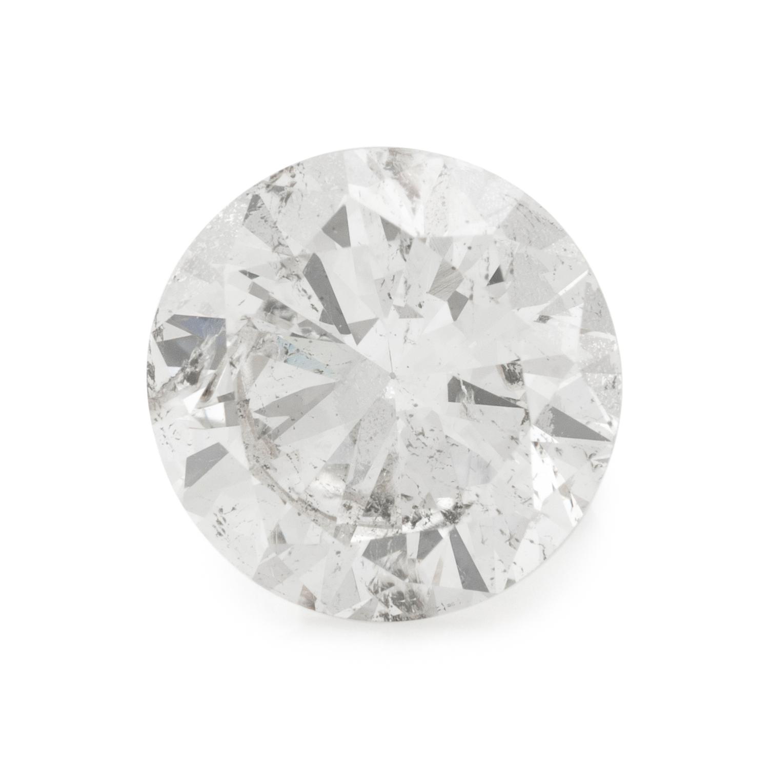 2.02 CARAT ROUND BRILLIANT CUT DIAMOND