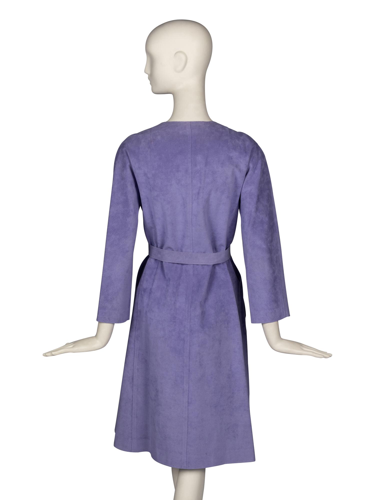 HALSTON Ultrasuede Dress, 1970s