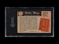 A 1955 Bowman Willie Mays Baseball Card No. 184 (SGC 5 EX)
