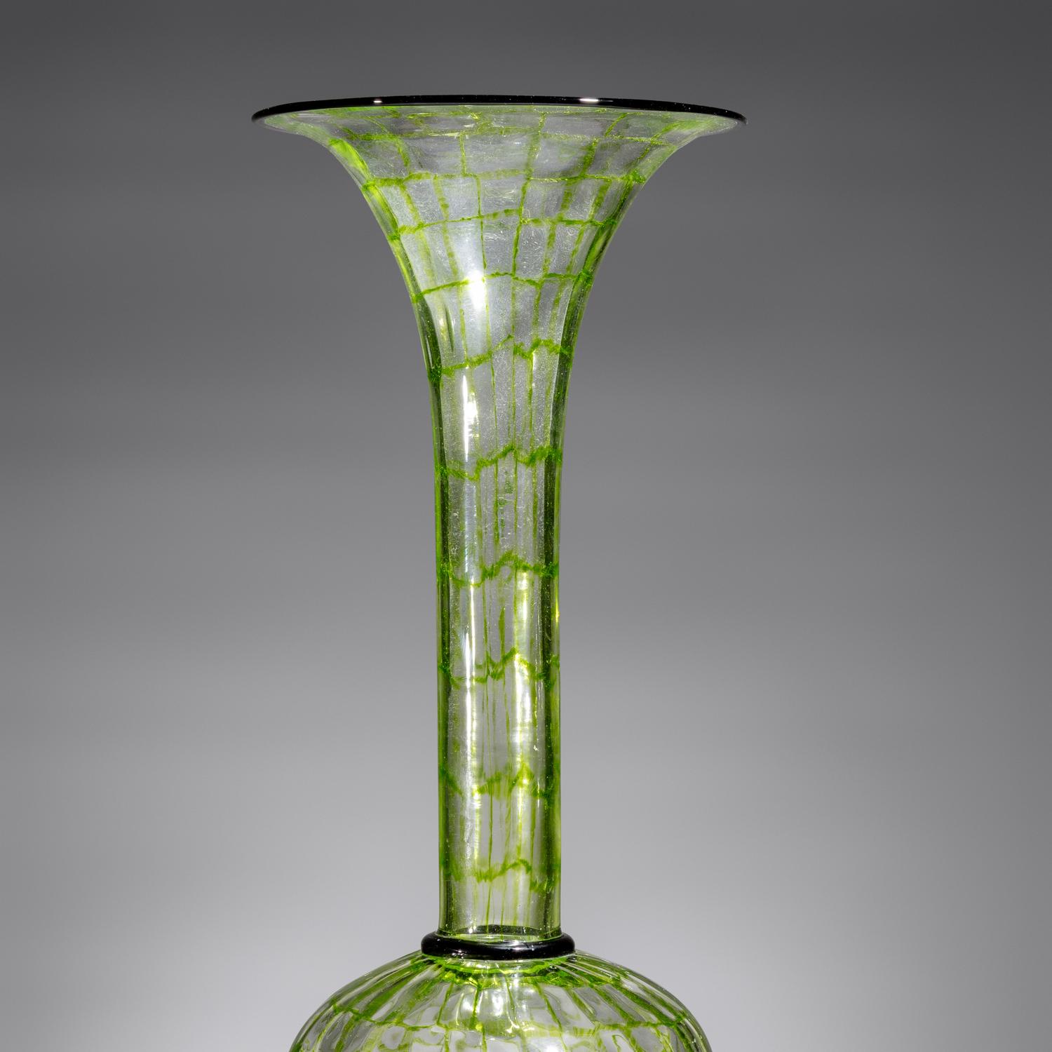 Dante Marioni (American, b. 1964) — Green Mosaic Vase