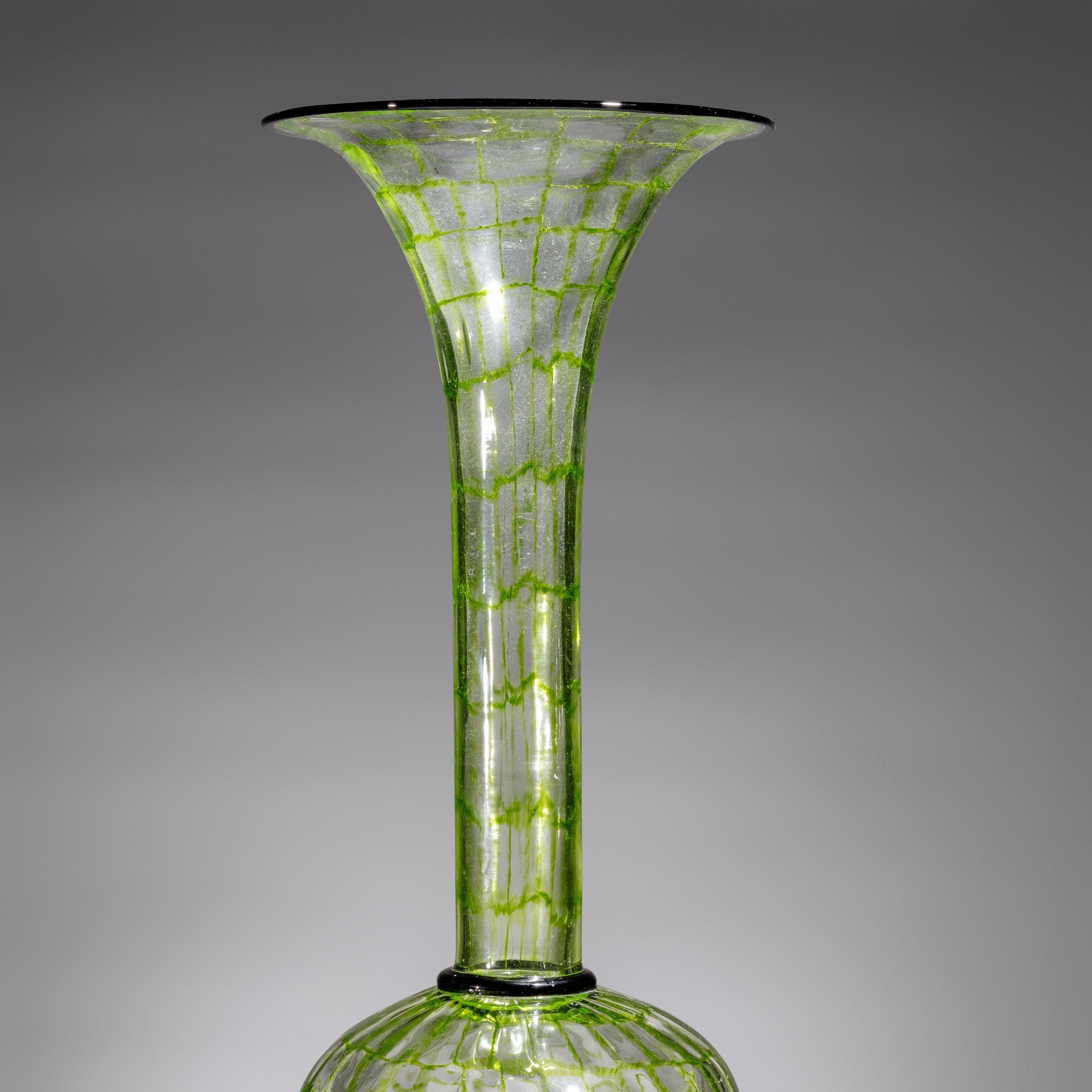 Dante Marioni (American, b. 1964) — Green Mosaic Vase