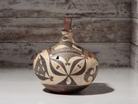 Acoma Four-Color Pottery Wedding Vase