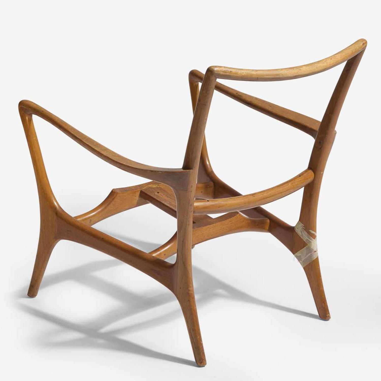 Vladimir Kagan (American, 1927-2016) Four Early Chairs and Chair Frames, Kagan-Dreyfuss, Inc., USA, circa 1950s