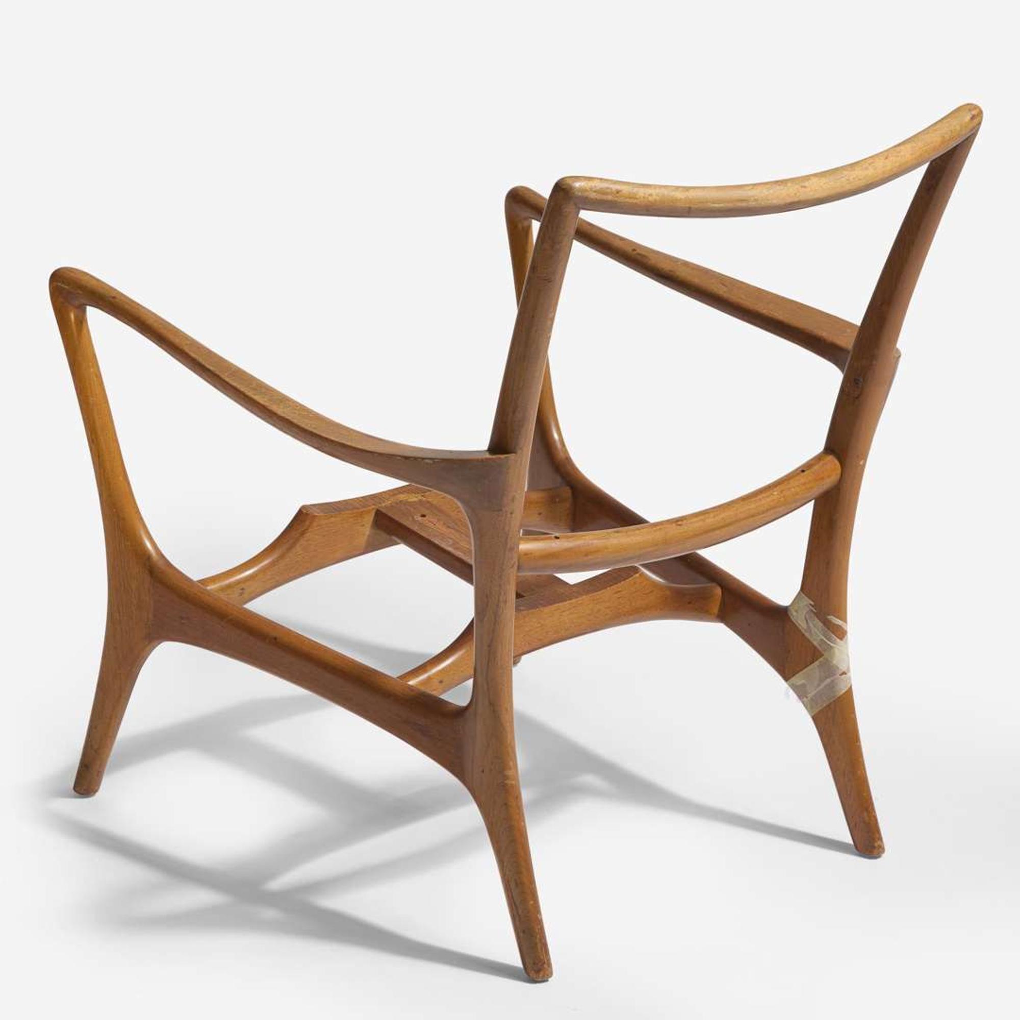 Vladimir Kagan (American, 1927-2016) Four Early Chairs and Chair Frames, Kagan-Dreyfuss, Inc., USA, circa 1950s