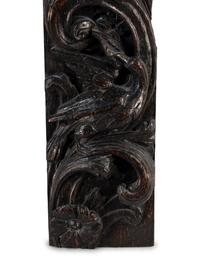 A Pair of English Carved Oak Panels