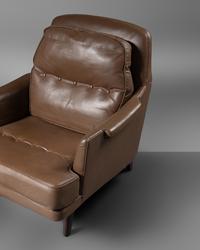Lounge Chair and Ottoman, model 484, Dunbar, USA