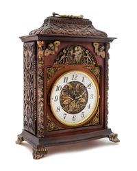 A French Gilt Metal Mounted Bracket Clock