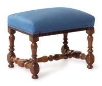 A William and Mary Style Oak Stool