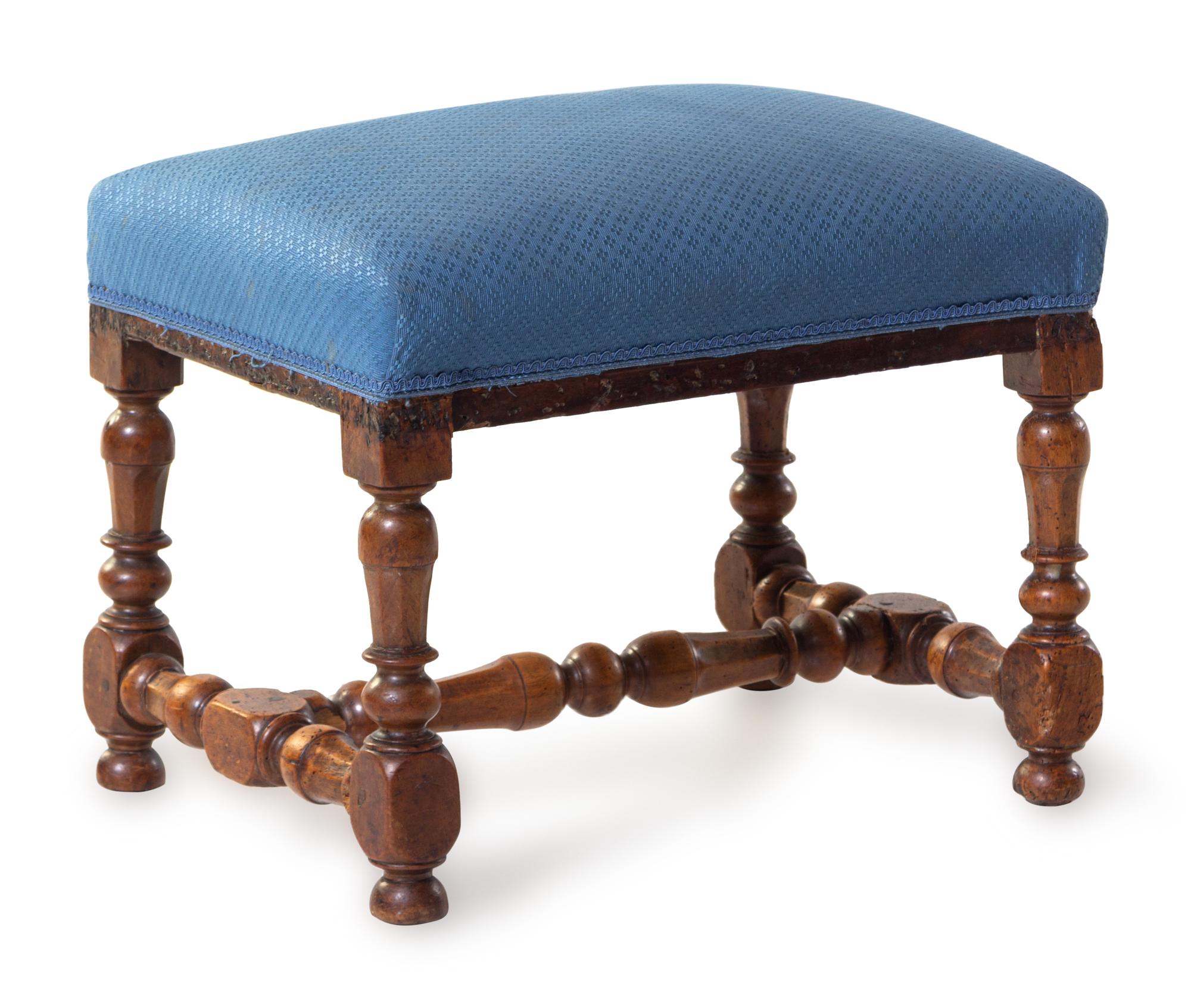 A William and Mary Style Oak Stool