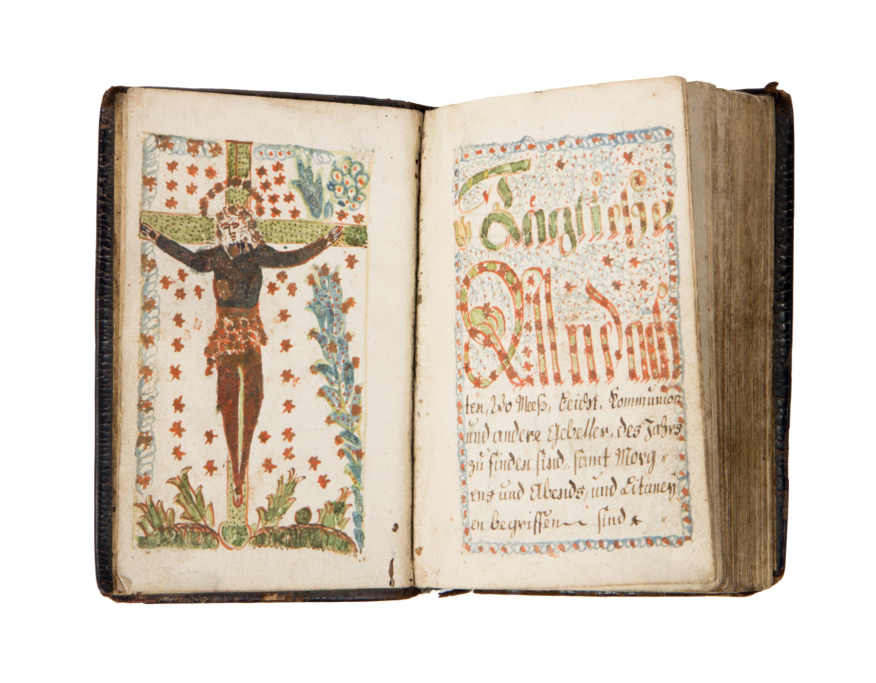 BOHEMIAN ILLUMINATOR Prayerbook, in German (Sorbian-German dialect), illuminated manuscript on paper [Czechia, Planá, 8 May, 1794]