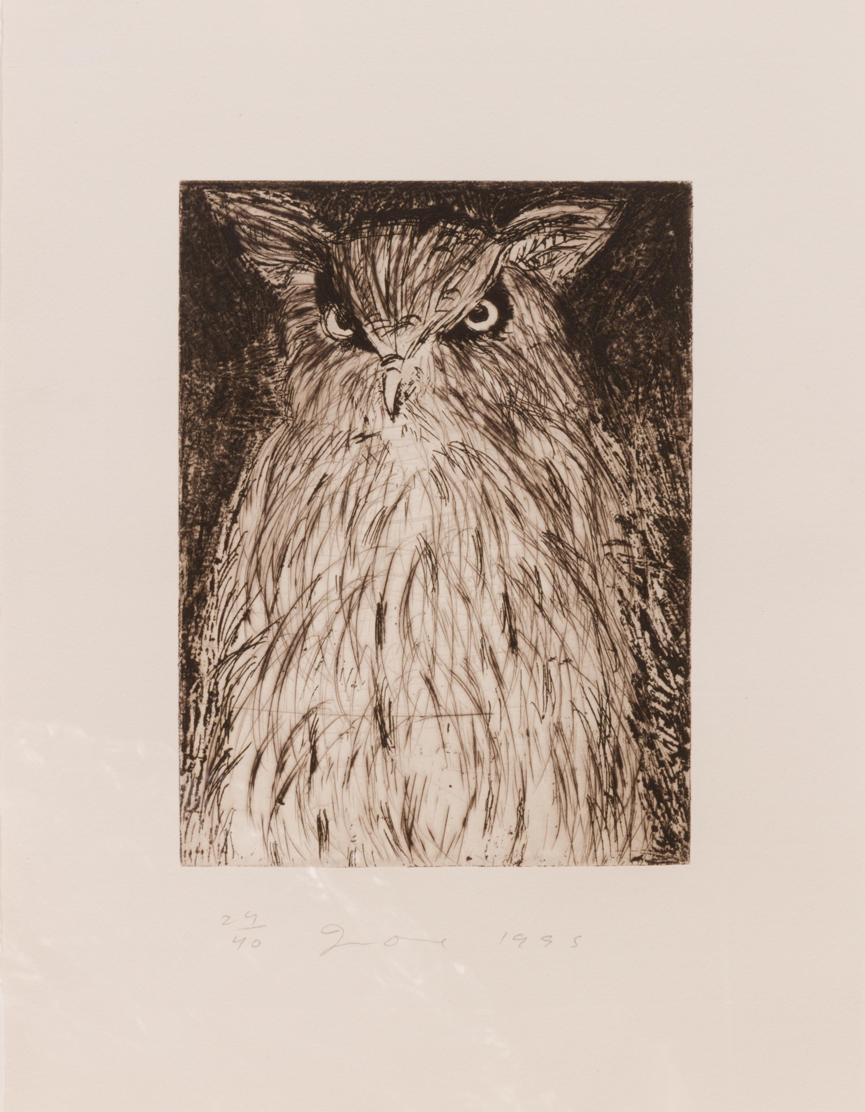 Jim Dine, (American, b. 1935), Nine Studies for Winter Dream, 1995 (a portfolio of 9 framed prints)