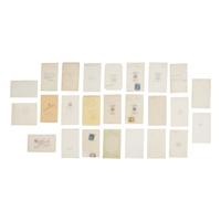 [Early Photography]. A group of 46 CDVs and cabinet cards of 19th-century personalities, including Lincoln associates.
