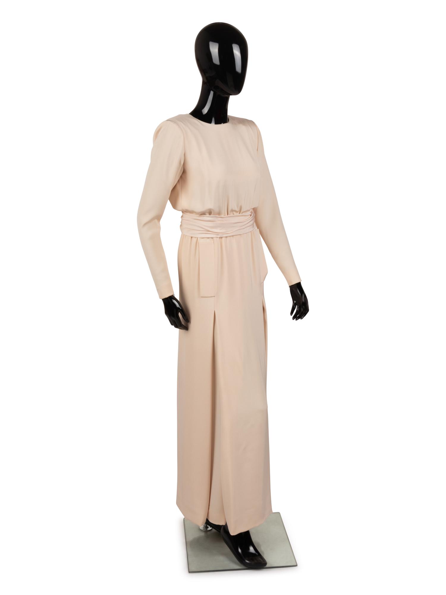 Yves Saint Laurent Haute Couture Evening Dress with Wrap, 1980s