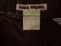Issey Miyake, Convertible Leather Pants/Shorts, 1980's