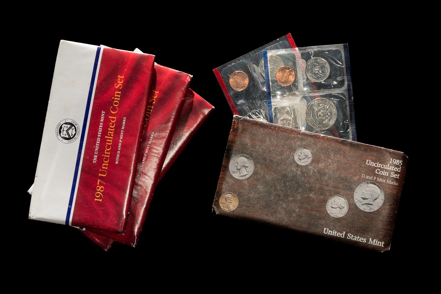 *A Collection of Twelve United States P&D Uncirculated Mint Sets