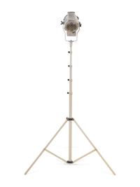 A Metal Spotlight Floor Lamp