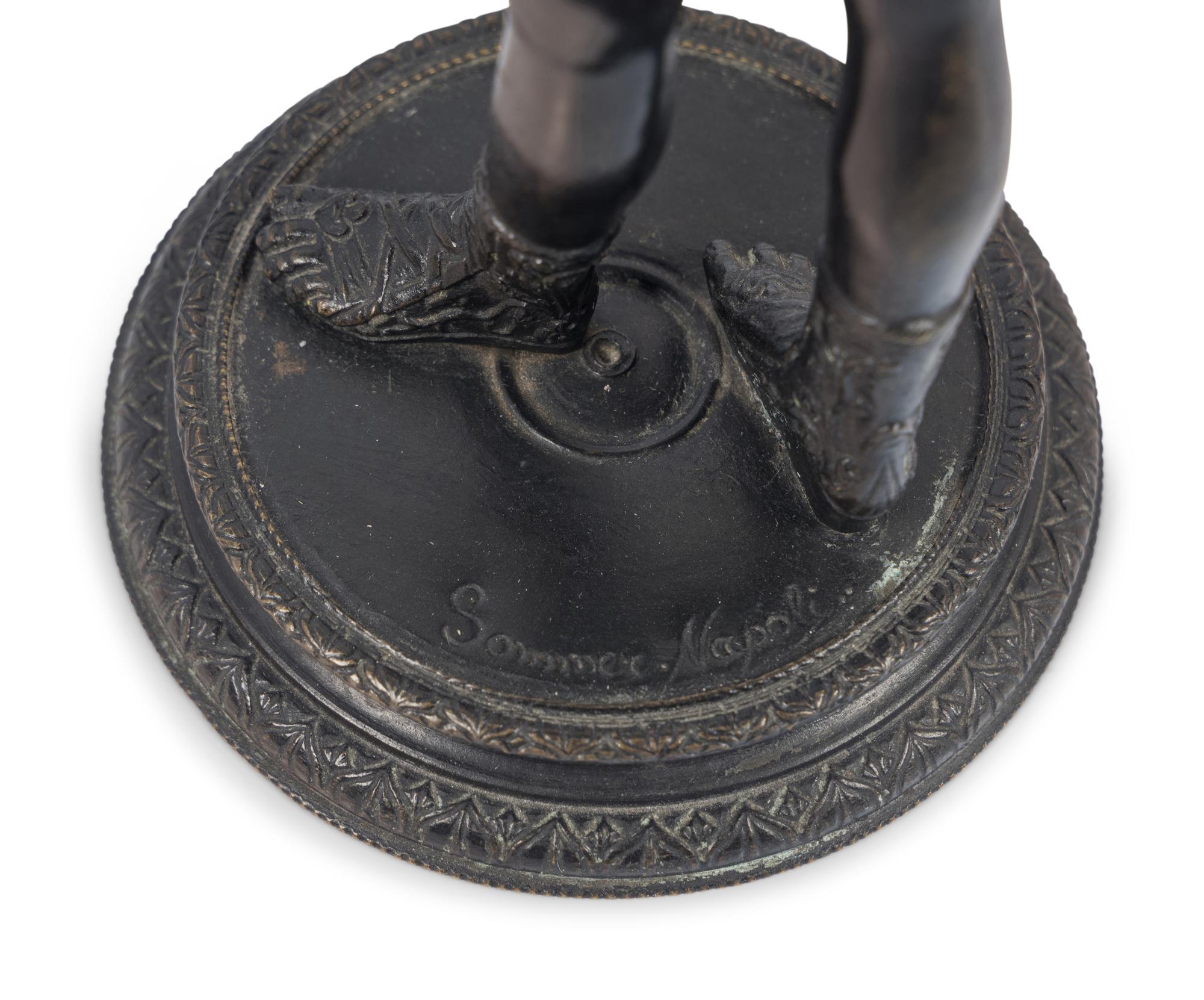 An Italian Bronze Figure of Narcissus