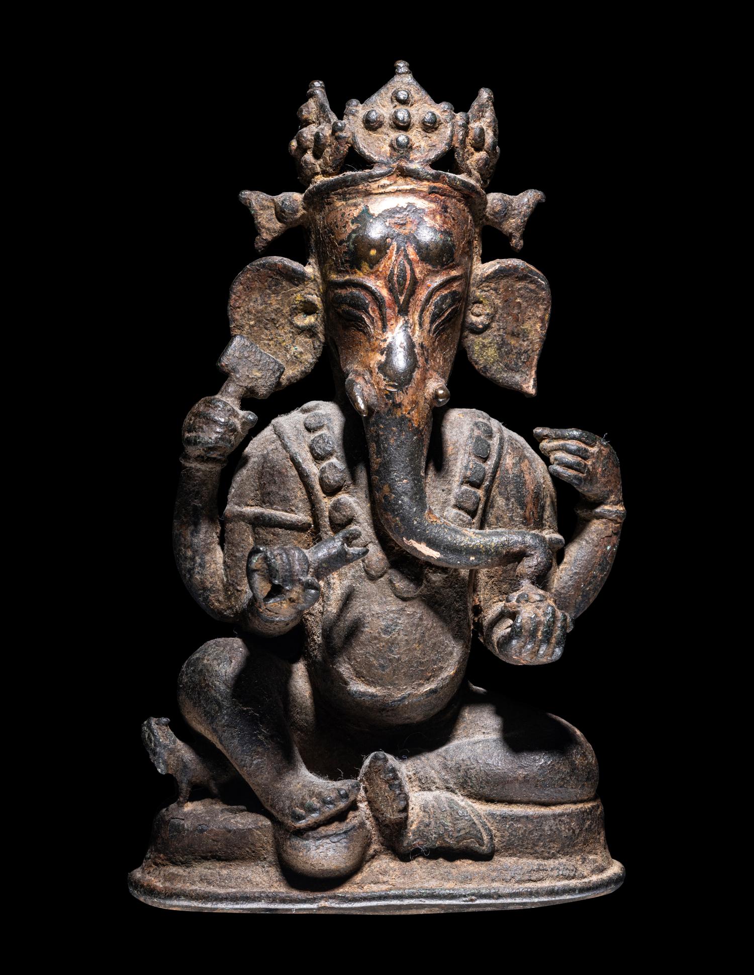 Five Nepalese Bronze Figures of Deities