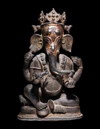 Five Nepalese Bronze Figures of Deities