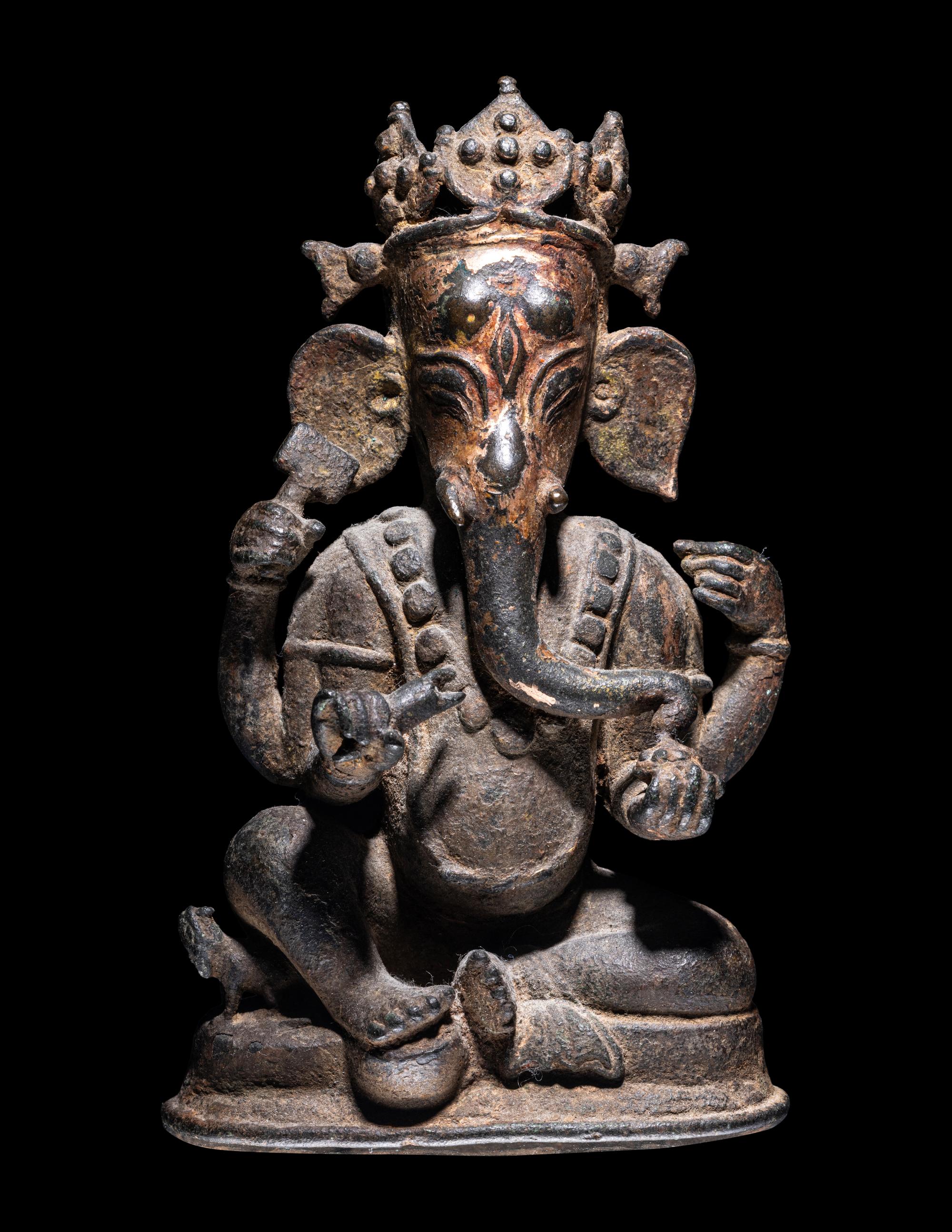 Five Nepalese Bronze Figures of Deities