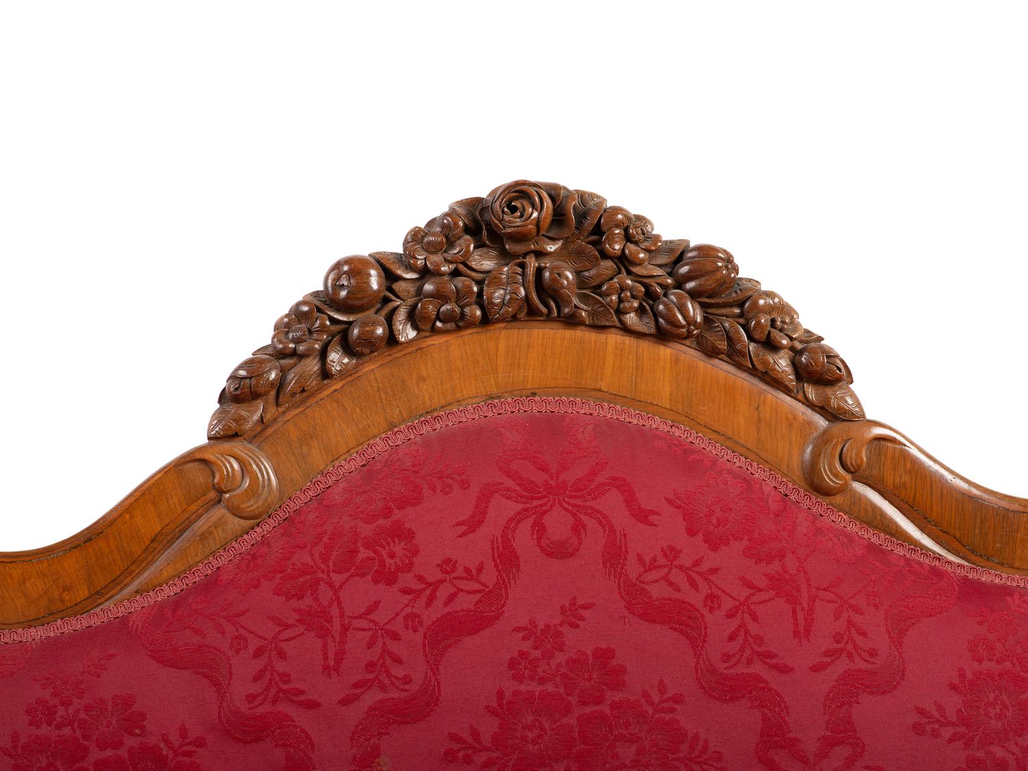 A John Henry Belter Six Piece Walnut Parlor Suite