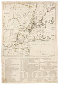 [NEW YORK]. The Country Twenty Five Miles Round New York, Drawn by a Gentleman from that City . London: W. Hawkes, 21 Nov. 1776.