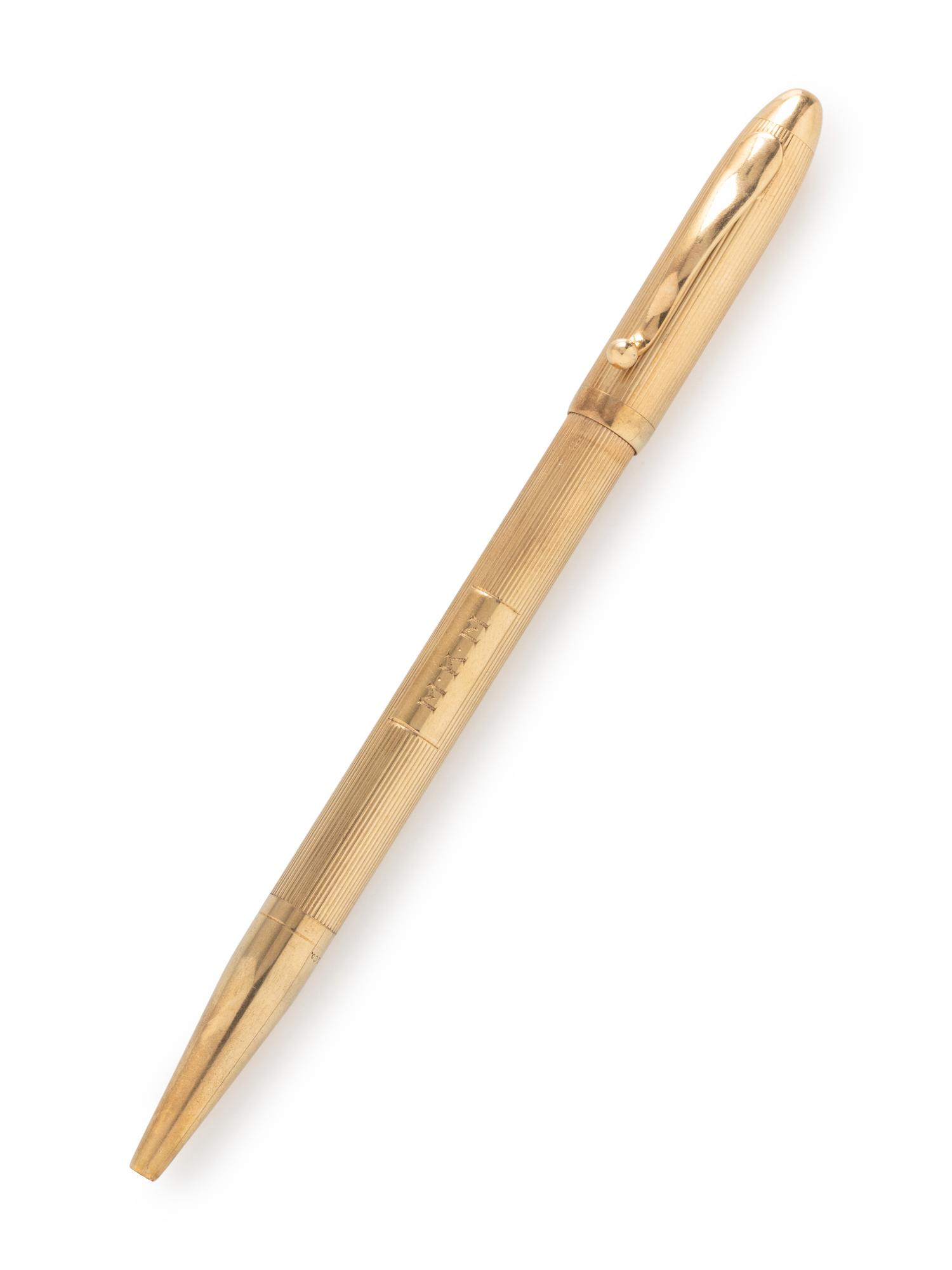 TIFFANY & CO., YELLOW GOLD PEN