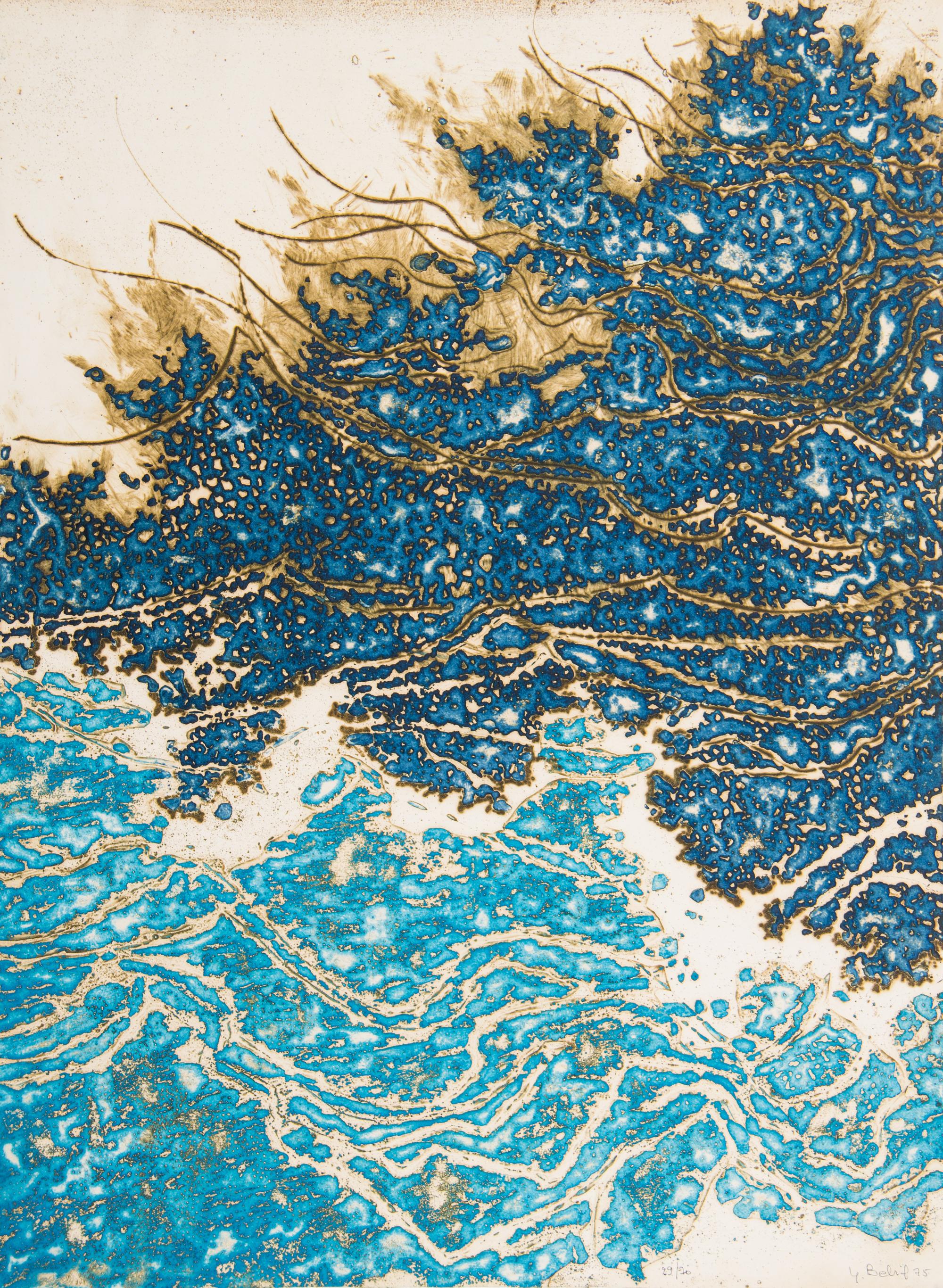 Y. Belif, (20th century), Abstract 1975