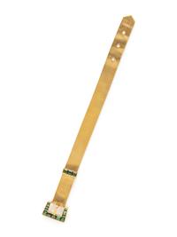 YELLOW GOLD AND GREEN TOURMALINE BUCKLE BRACELET