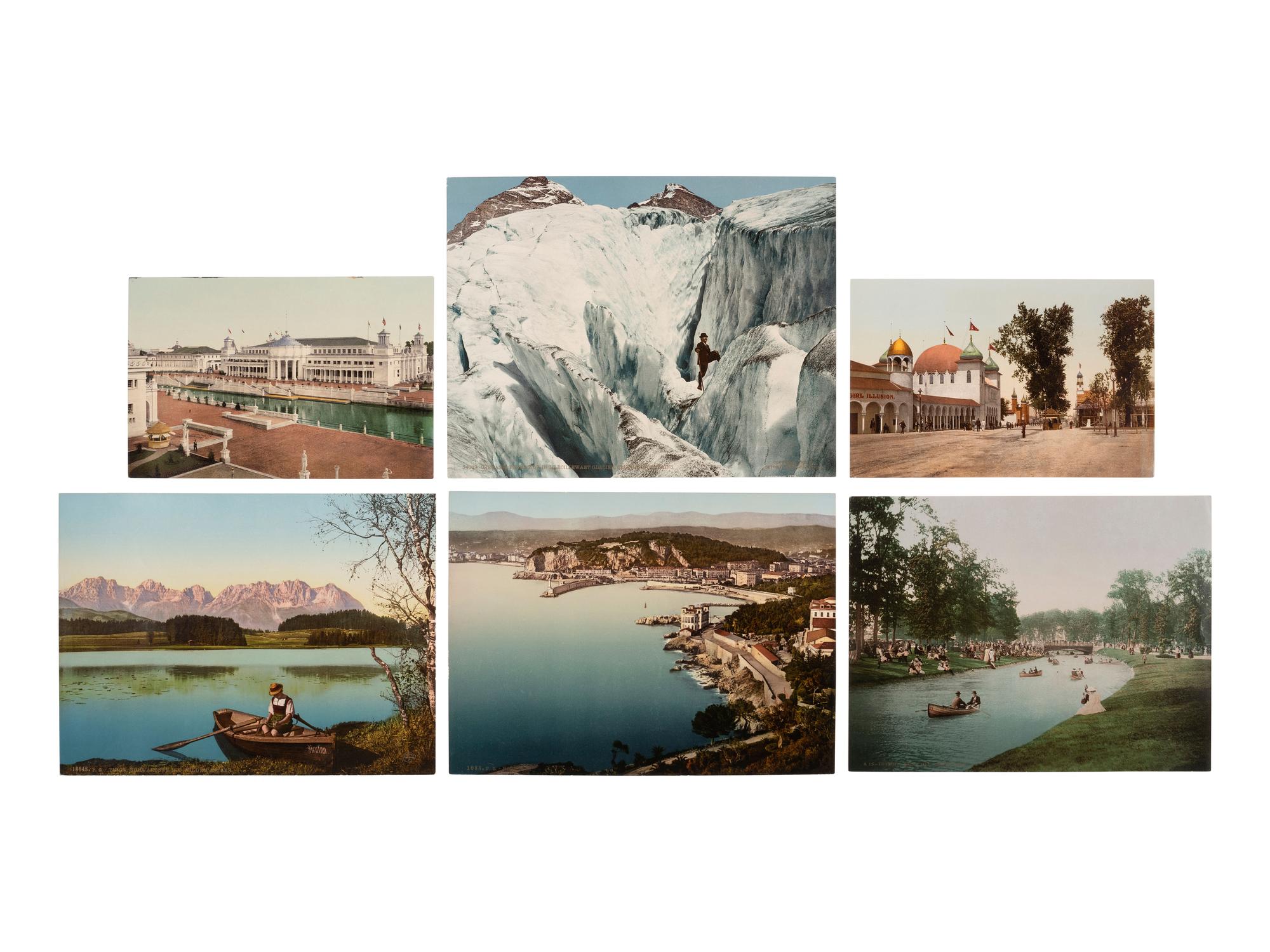 [JACKSON, William Henry, photographer]. Photochrom prints incl. US and Cuban scenes. 1900-1904.