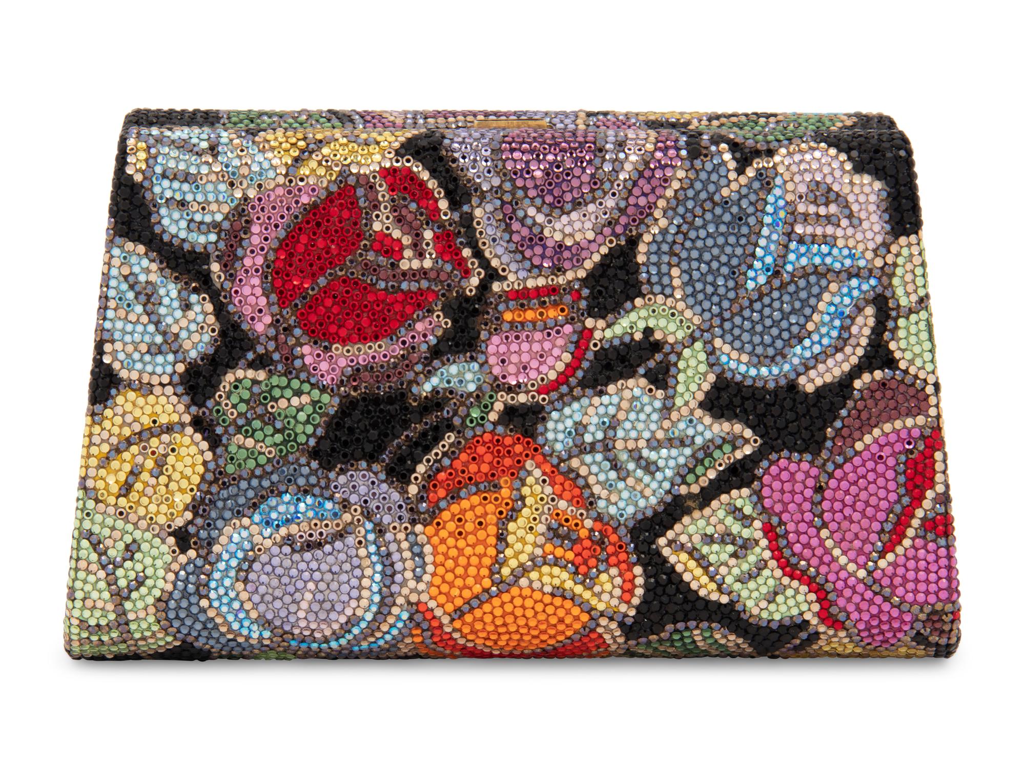 Judith Leiber Floral Minaudière