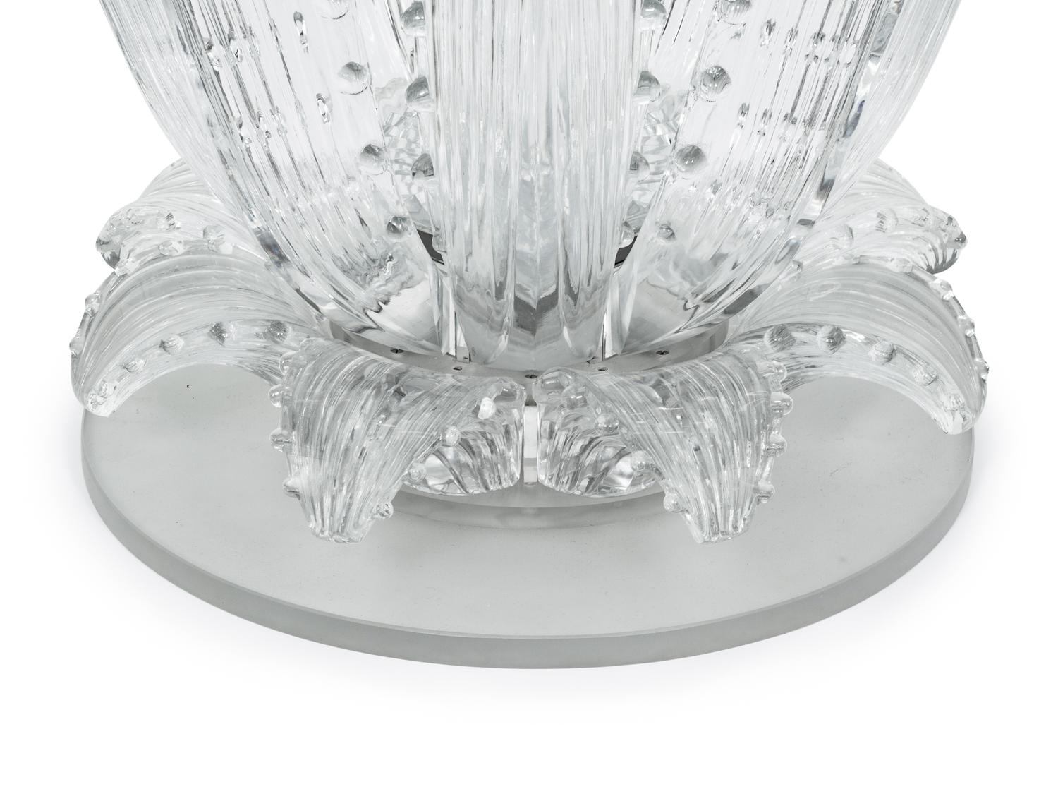 A Lalique Cactus Center Table
