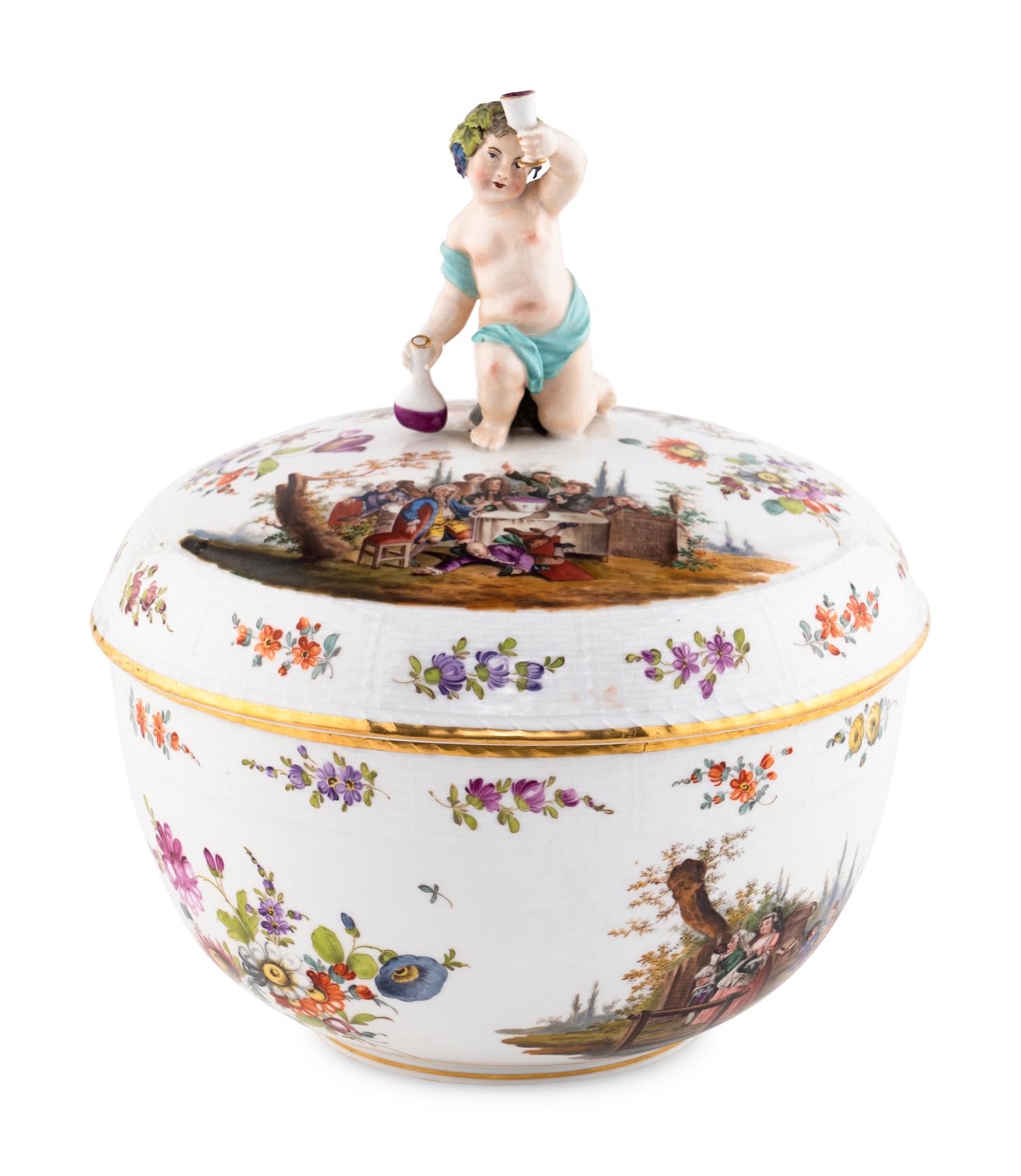 A Berlin (K.P.M.) Porcelain Covered Tureen