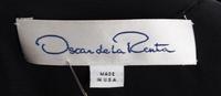 An Oscar de la Renta Black Velvet Evening Coat, No size.