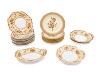 A Set of Twelve Royal Worcester Plates