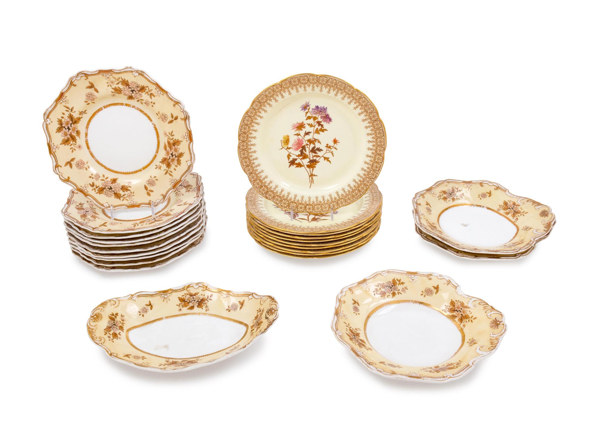 A Set of Twelve Royal Worcester Plates