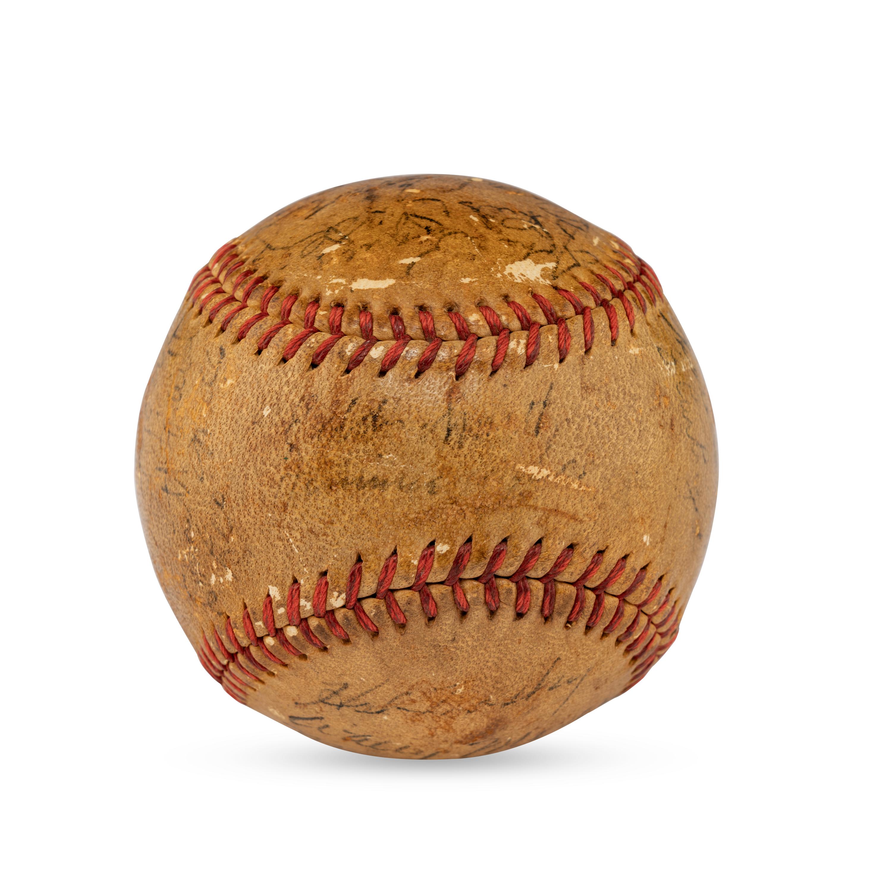 A 1946 Chicago White Sox Team Signed Autograph Baseball (JSA Letter of Authenticity)