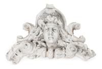 A Victorian Cast Stone Architectural Fragment Width 29 inches.