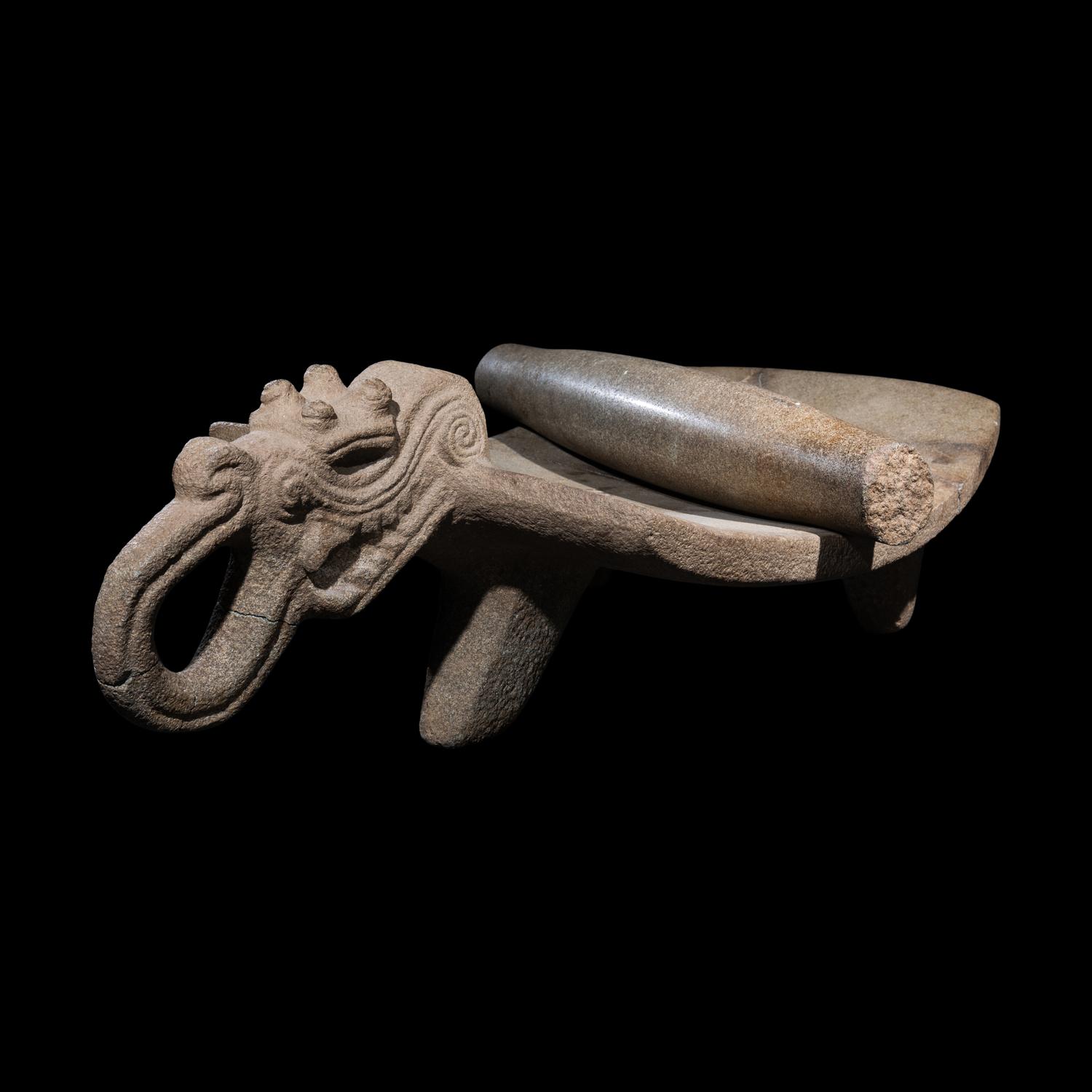 A Chorotegan Basalt Metate